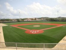Grama Sintética - Santa Cruz Ballpark, Aruba